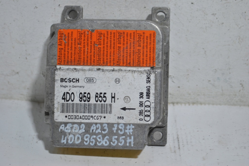 фото №1, Модуль датчик подушка безпеки audi a8 d2 4d0959655h