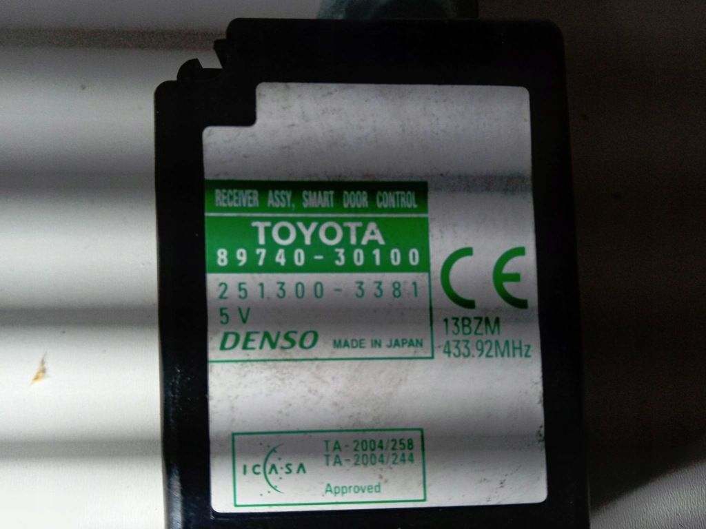 фото №1, Модуль блок керування двері lexus gs 300 iii 89740-30100