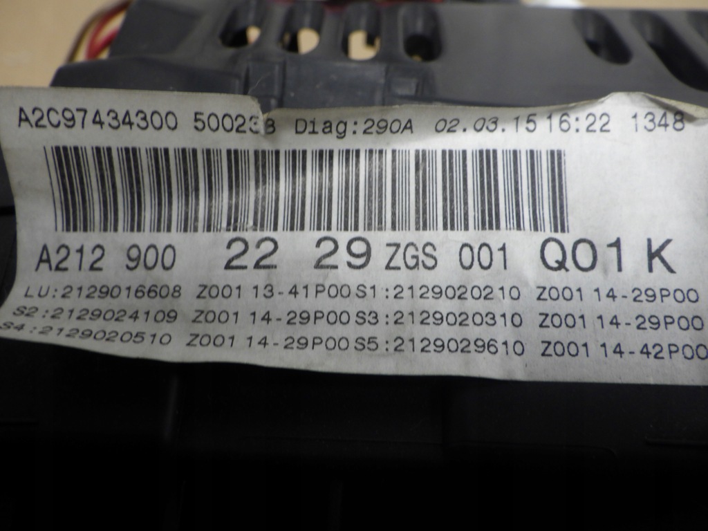фото №6, Mercedes w212 счетчик a2129002229