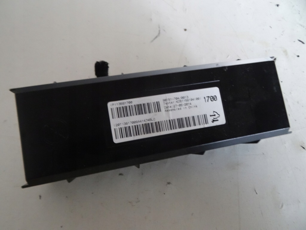 фото №1, Модуль замка центрального 13591700 opel mokka