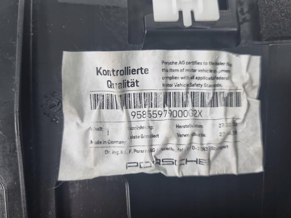 фото №8, Porsche cayenne 7p5 молдинг двері задня права задня 7p5839788g