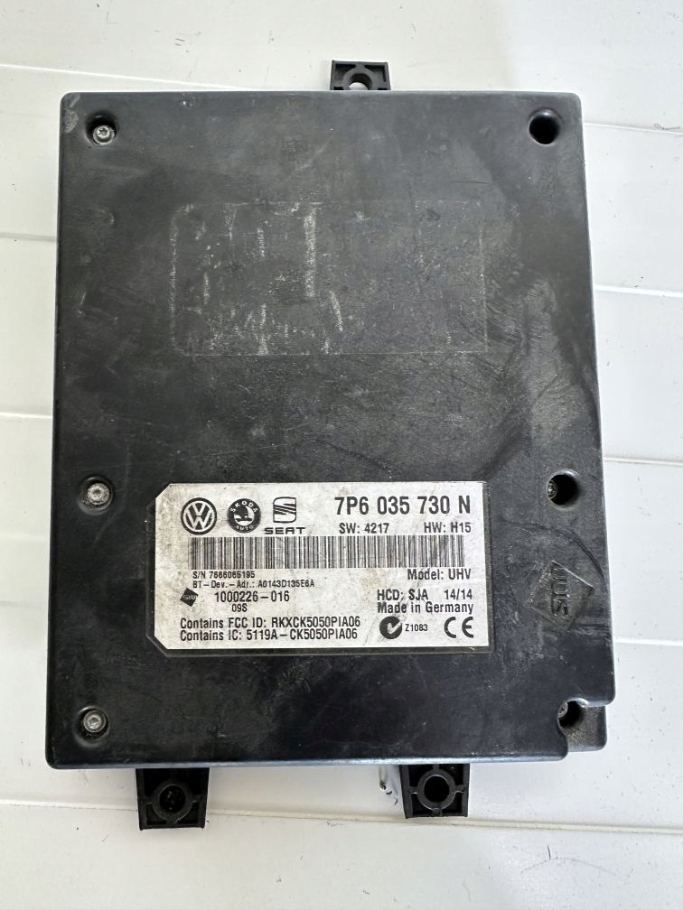 фото №1, Vw amarok skoda rapid i seat toledo iv модуль блок керування bluetooth 7p6035730n