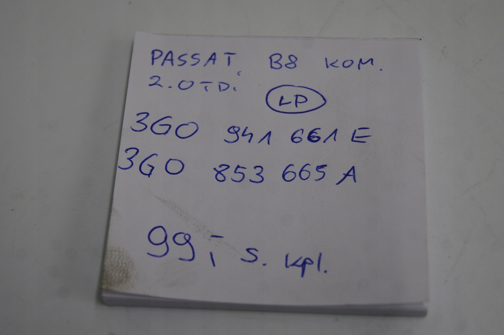 фото №14, Противотуманная фара левый решётка левая противотуманной фары бампера passat b8 kombi