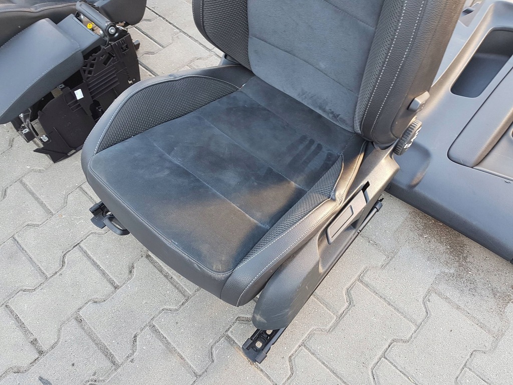 фото №7, Vw golf 6 vi 09-13r cabrio сидіння шкіряний заднє сидіння