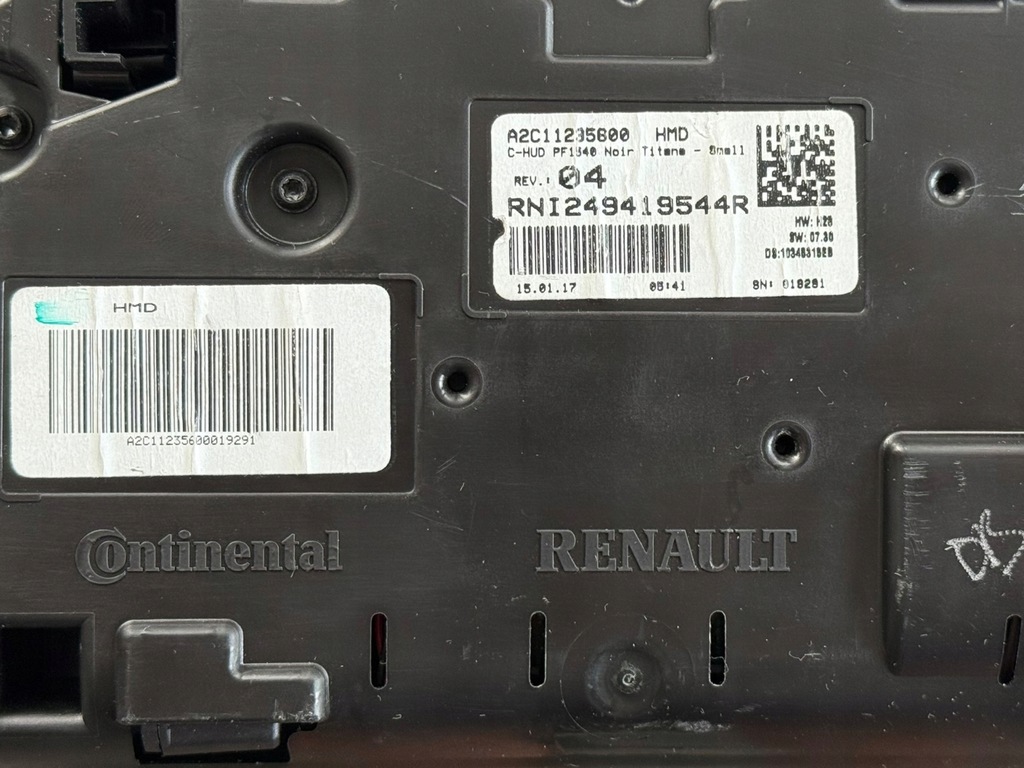 фото №7, Head up дисплей проектор renault megane iv europa 249419544r