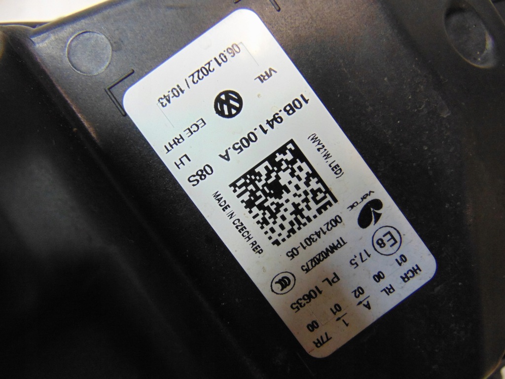 фото №12, Лампа full led лівий перед vw id3 id.3 10b941005a