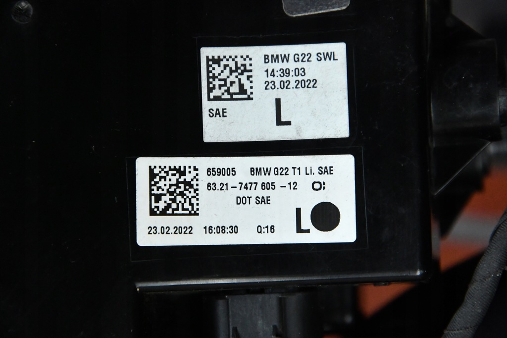 фото №6, Лампа левая задняя задняя лампы bmw 4 g22 g23 g26 m4 g82 g83 usa sae