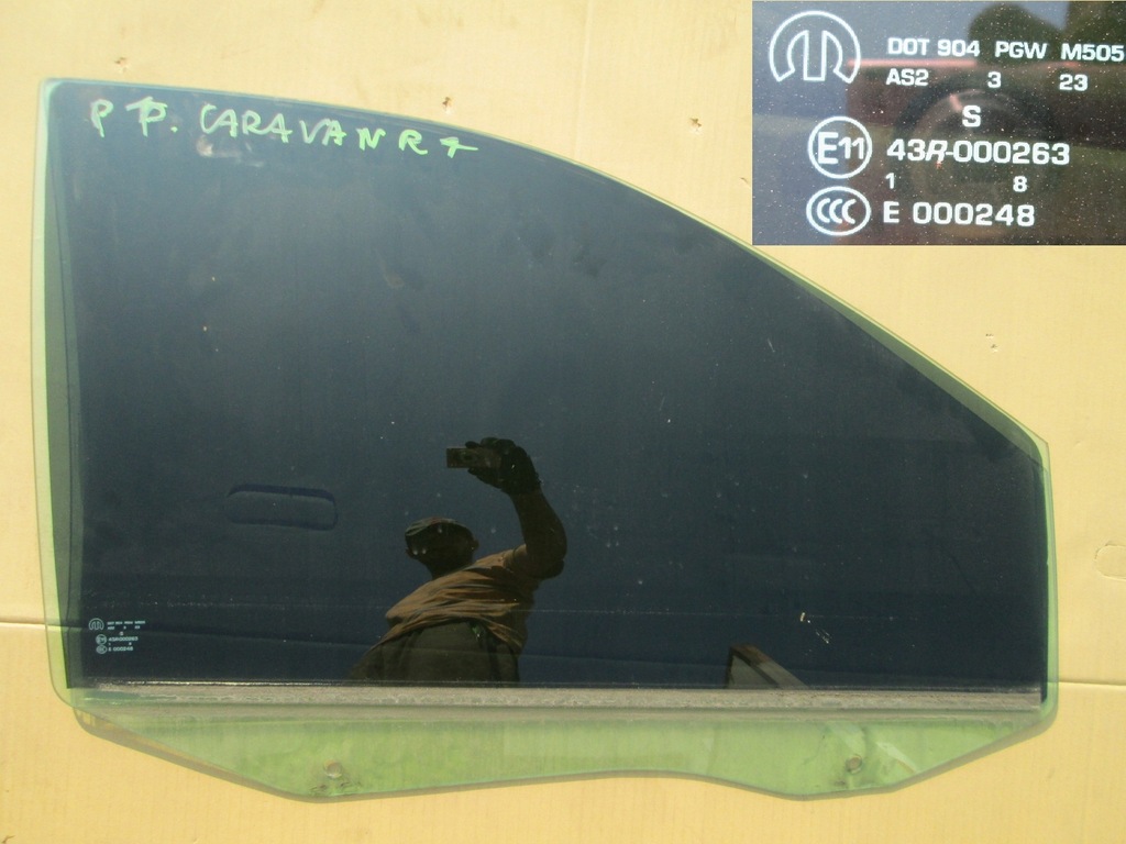 фото №12, Chrysler town country 11 стекло правая перед w дверь передняя пассажира carava