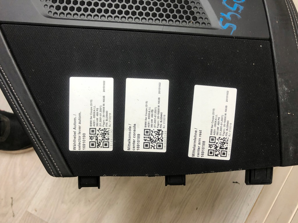 фото №4, Bmw 8 g14 g15 g16 тунель середній підлокітник