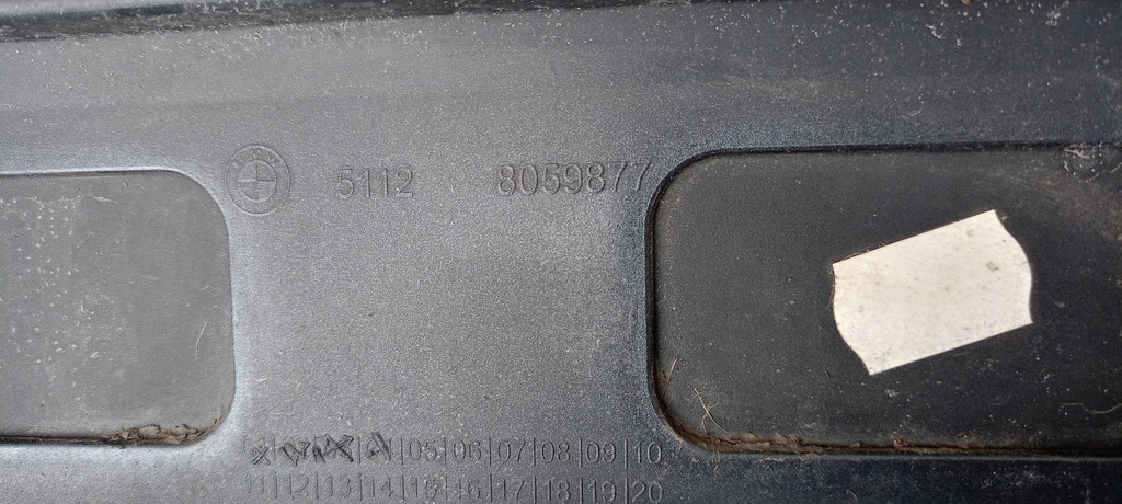 фото №10, Бампер задній bmw x1 f48 m-pakiet 51128075864 8075864 8059877 51128059877