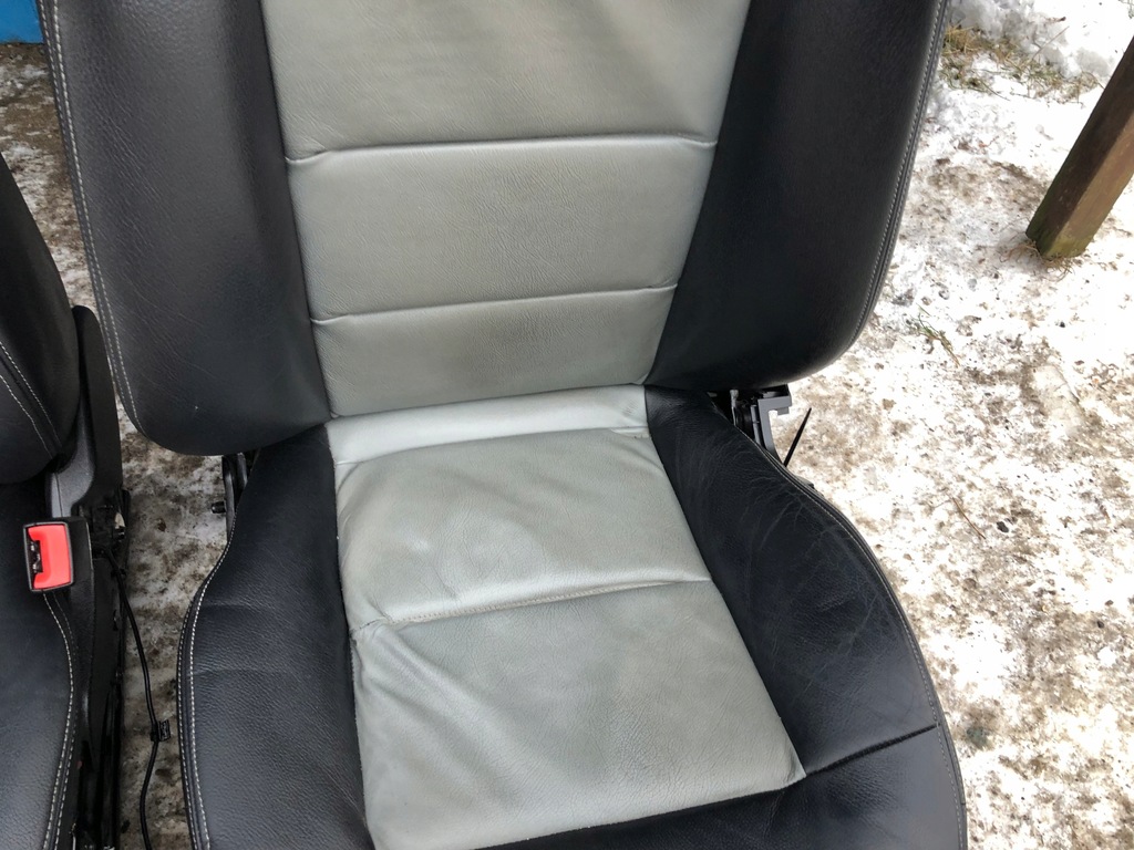 фото №6, Mercedes w212 sedan сидіння оббивка заднє сидіння шкіра