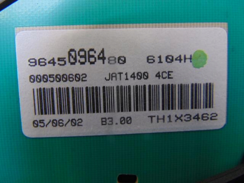 фото №7, Peugeot 206 hb przed lift 1.1 8v лічильник пробіг 191tys 9645096480