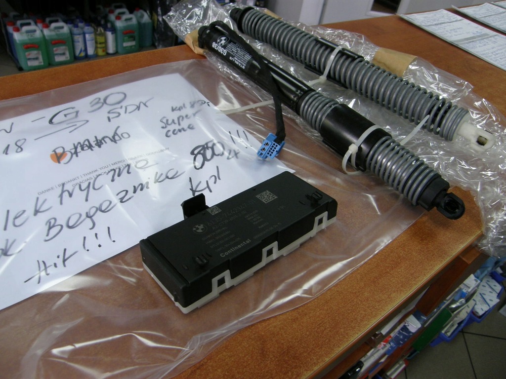 фото №9, Амортизатори кришки багажника bmw 5 g30 + модуль bmw