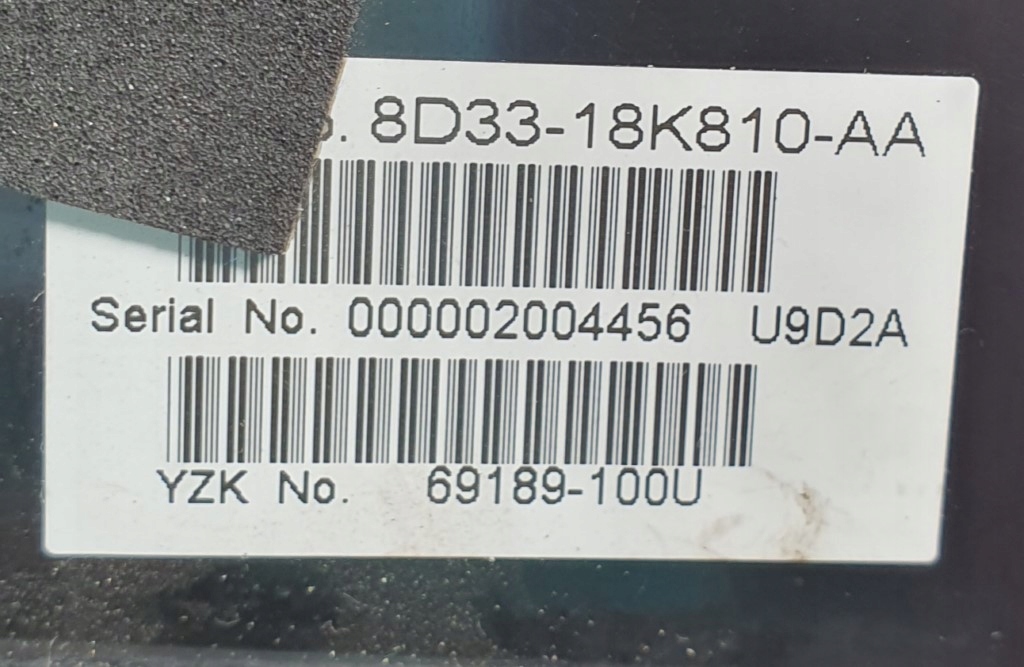 фото №4, Приборная панель дисплей aston martin rapide 8d3318k810aa