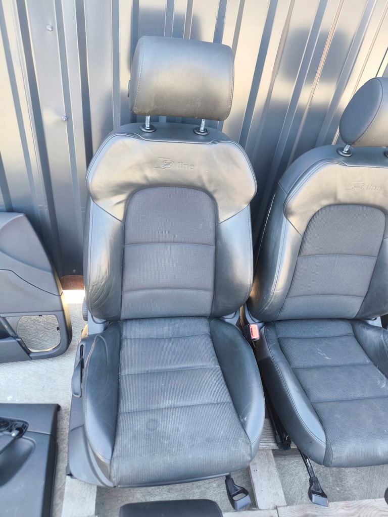 фото №6, Сидіння сидіння audi a3 8p шкіра ковші sportback 5-двері s line pół шкіра