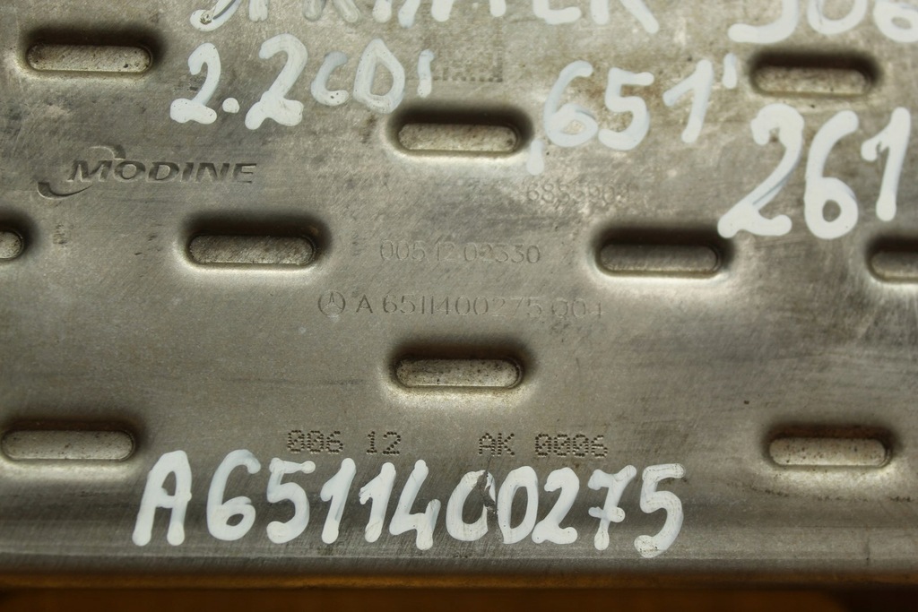 фото №7, Радиатор выхлопных газов egr mercedes sprinter 906 651 2.2 a6511400275