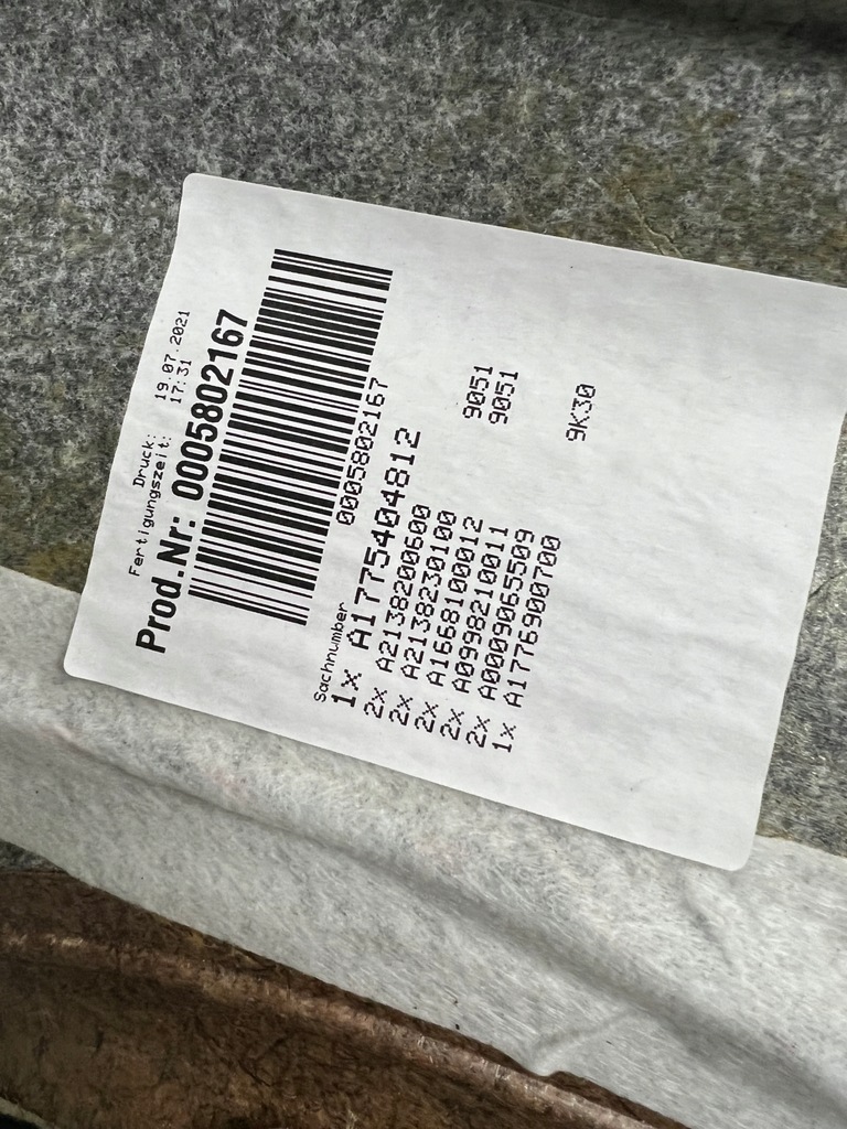 фото №7, Потолок mercedes a-klasa w177 панорама hb