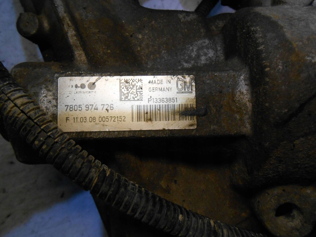 Opel astra j рейка рульова трансмісія кермова 13363851 Доставка