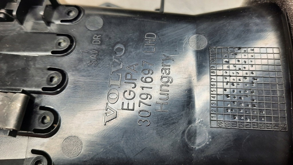 фото №9, Решітка обдув ліва 30791697 volvo v40 ii 12-19r eu