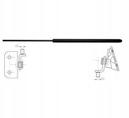 фото №1, Пружина газовая багажника starline 32.52.800