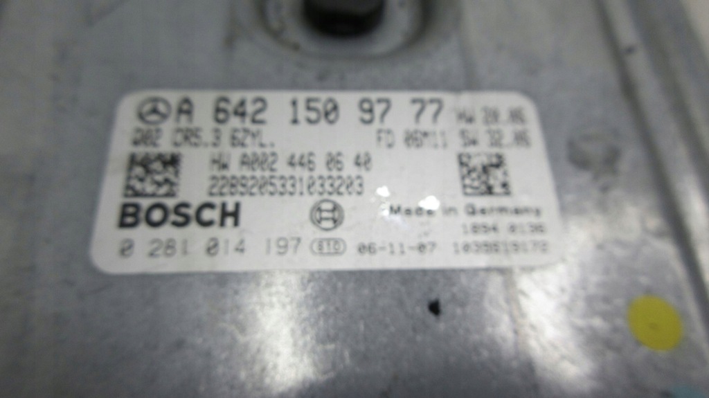 фото №5, Mercedes w221 a6421509777 бортовий комп'ютер двигуна