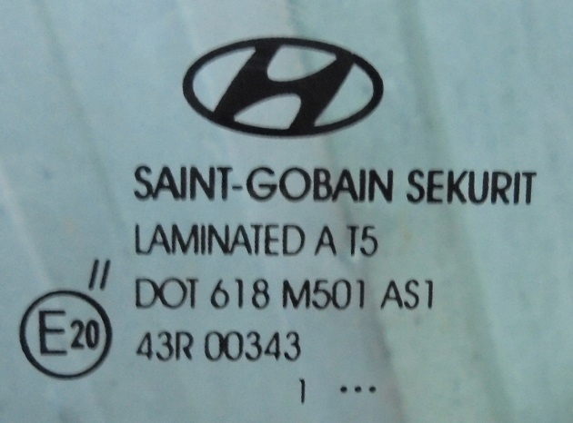 фото №2, Hyundai i30 i lift 11 r стекло передняя лобовое
