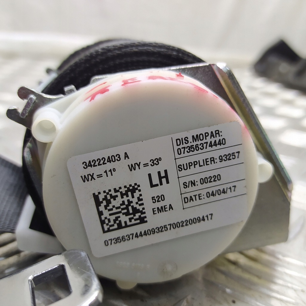 фото №3, Jeep renegade ремни задние задняя комплект левый правый