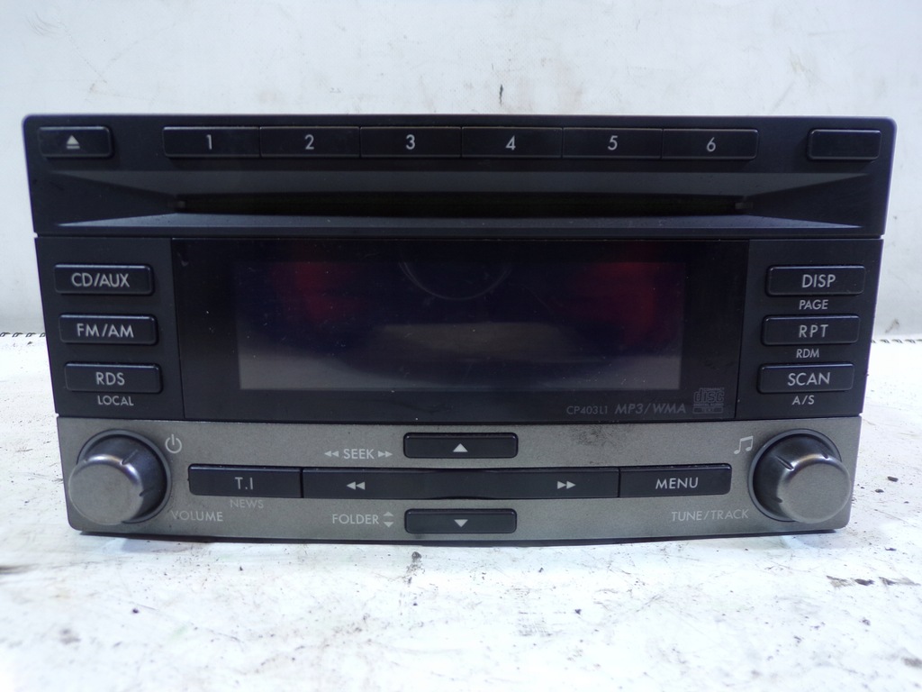 фото №1, Радио cd subaru forester 3 iii sh 86201sc400