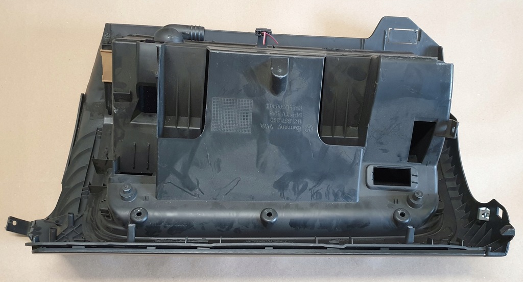 фото №12, Бардачок пасажира консолі чорний vw golf v 1k оригінальний номер eu