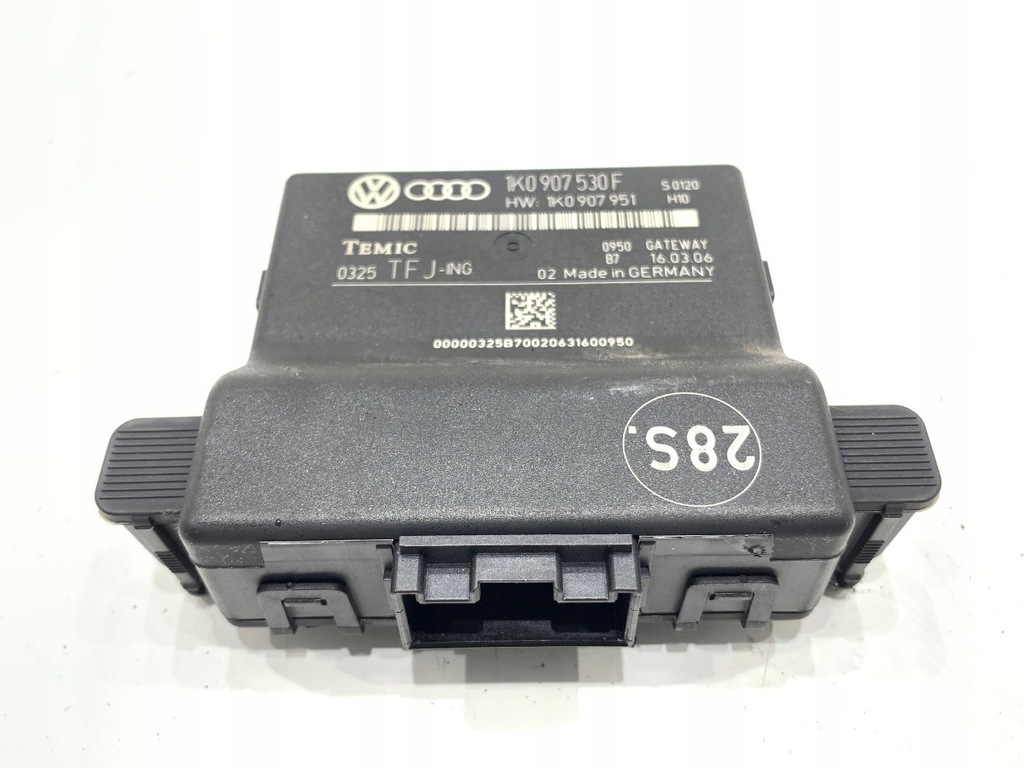 фото №1, Модуль шлюз vw golf plus v 1k0907530f хетчбек 04-13 блок керування