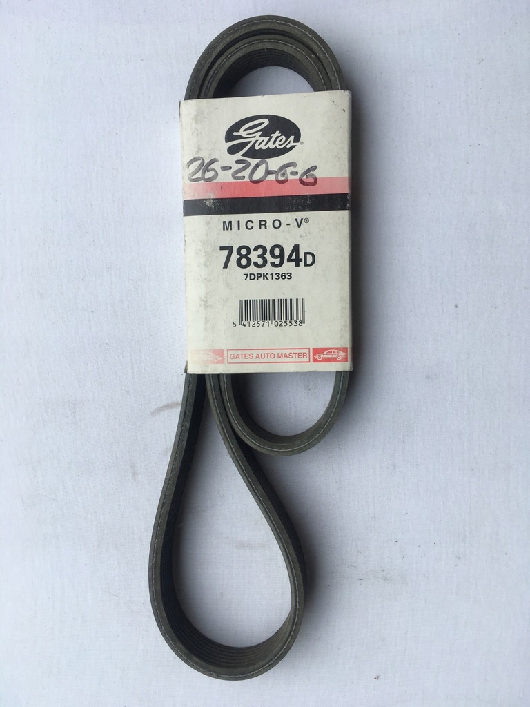 фото №1, Ремінь клиновий gates 7dpk1363 vw bora 2.8 vr6 vento