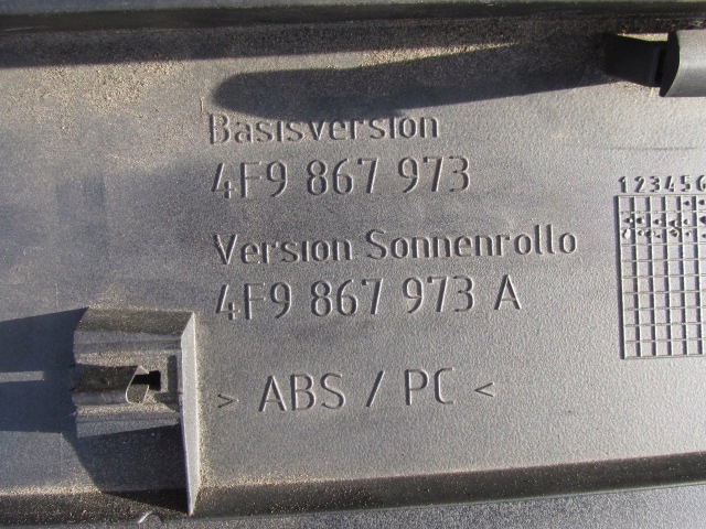 фото №6, Audi a6 c6 2007r. allroad avant защита рамка крышки задняя- багажника 4f9867973