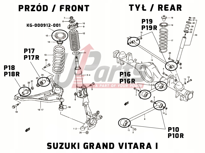 фото №8, Suzuki grand vitara i xl-7 полиуретановые втулки задние рычаги