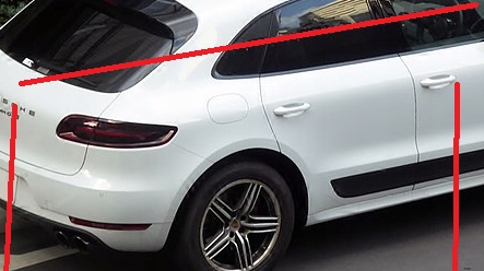 фото №1, Чверть задня права крила porsche 95b macan