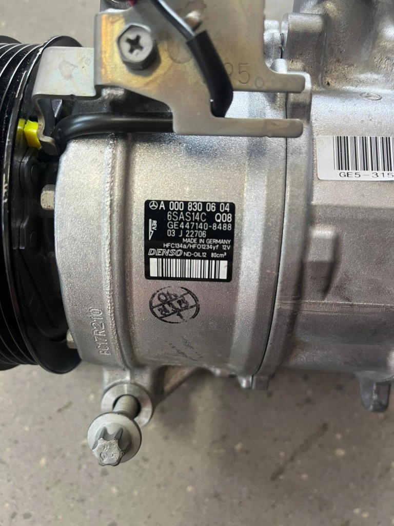 фото №5, Компресор кондиціонера компресор mercedes w206 w214 cle a0008300604 denso
