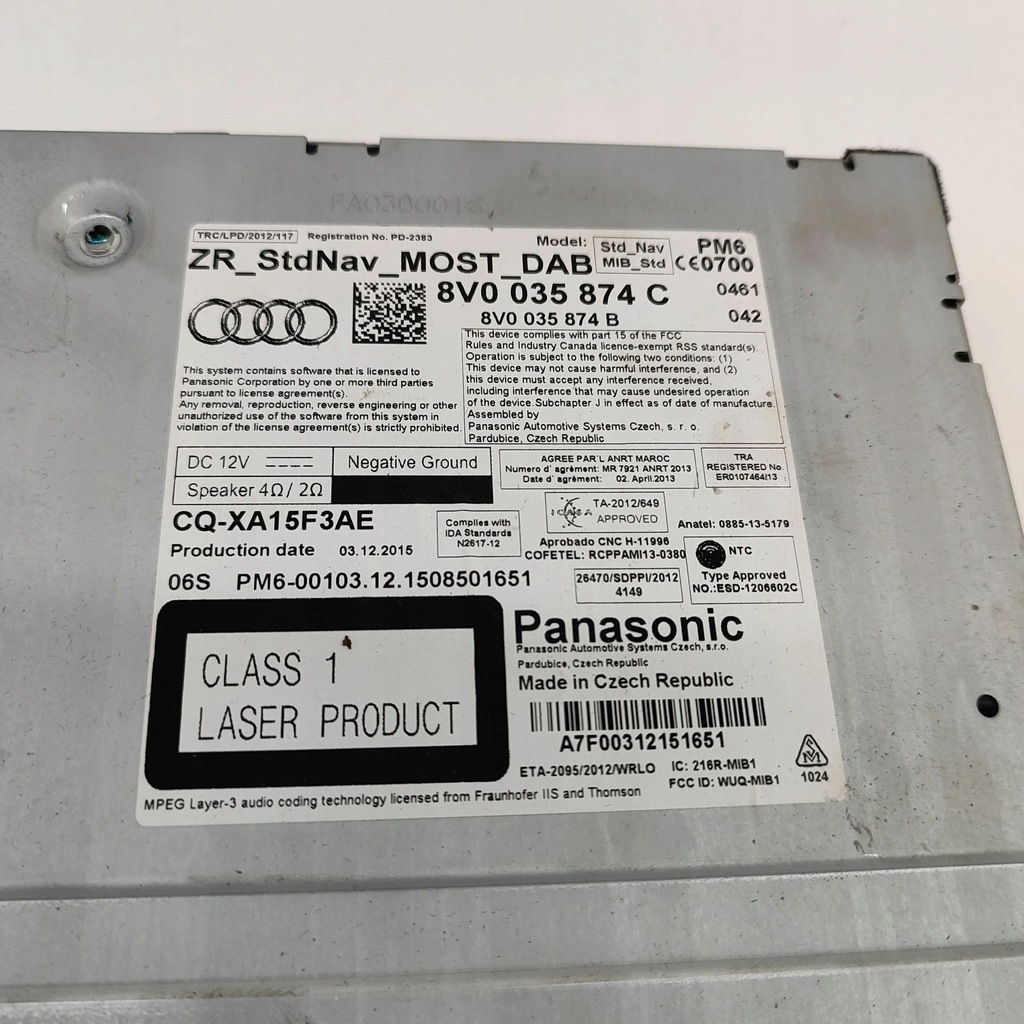 фото №7, Audi a3 s3 8v 2016 модуль / блок управления gps