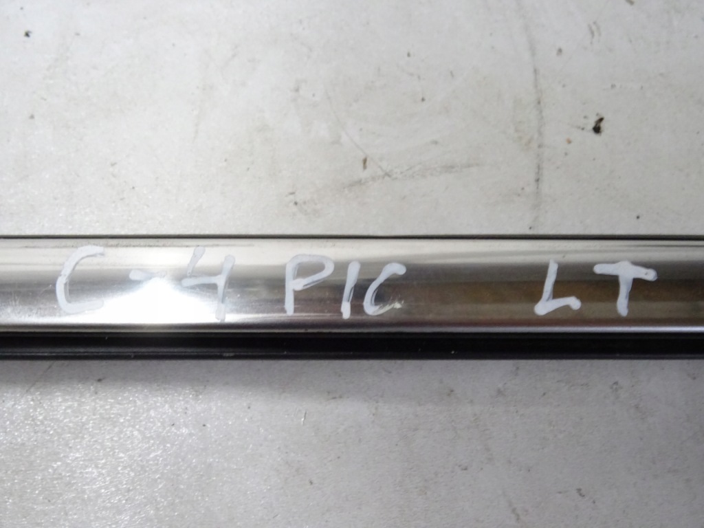 фото №3, C4 picasso молдинг ущільнювач хром лівий задня