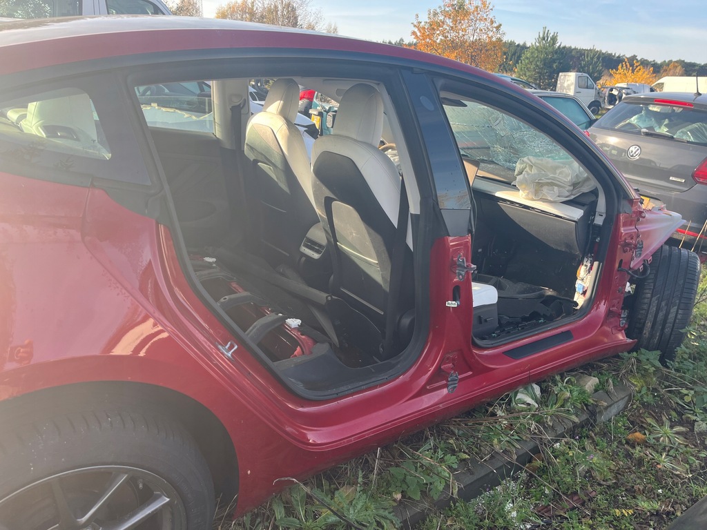 фото №8, Tesla 3 lift крыло крыша задняя с крыша kompletny крышка багажника бампер лампа ppmr