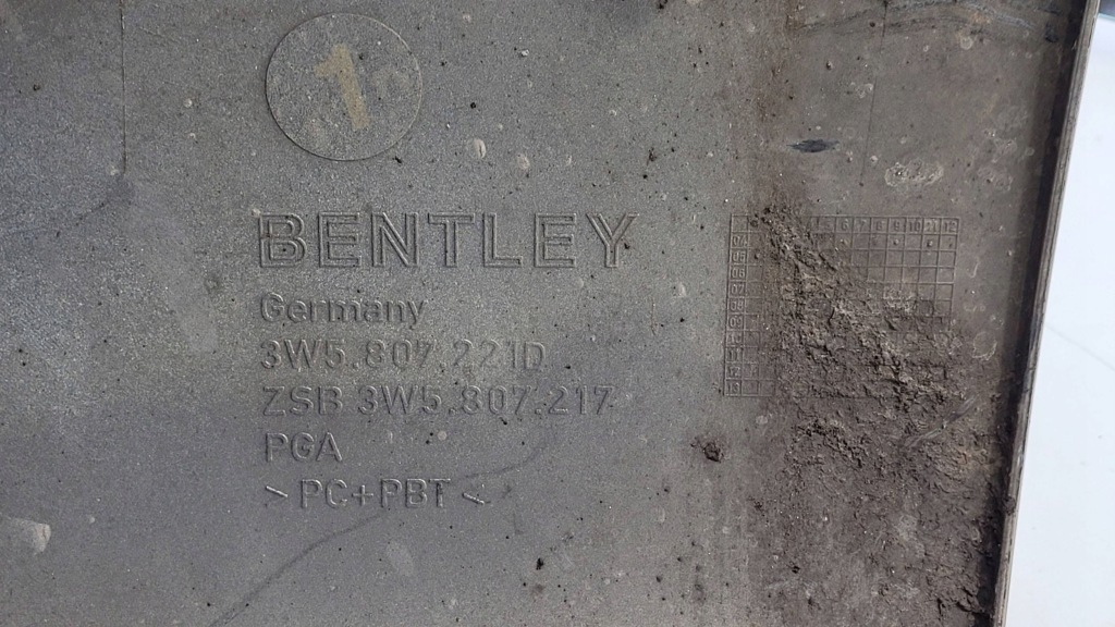 Bentley continental gt gtc 03-07r бампер передній перед 3w5807221d Зі Шроту