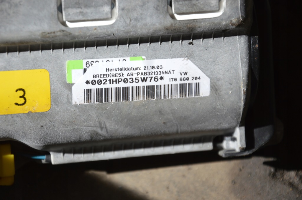 фото №5, Vw touran i панель приладів приладова, ремені, подушки безпеки