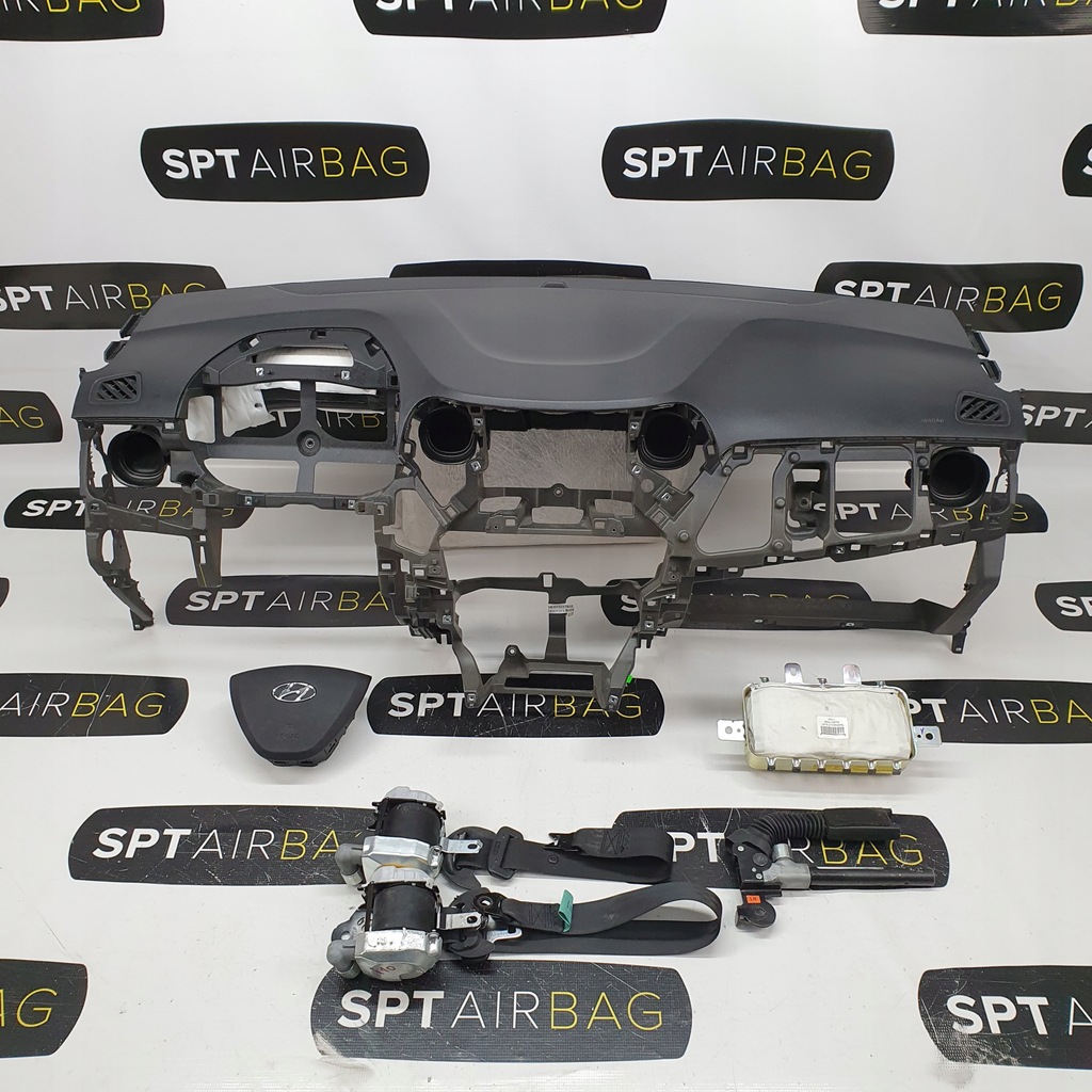 фото №1, I10 приборная панель консоль подушки безопасности ремни подушка безопасности