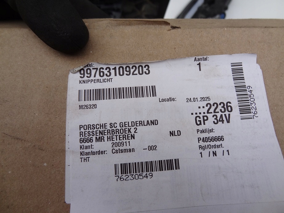 фото №5, Правый led поворотник 99763109203 porsche 911 997 turbo