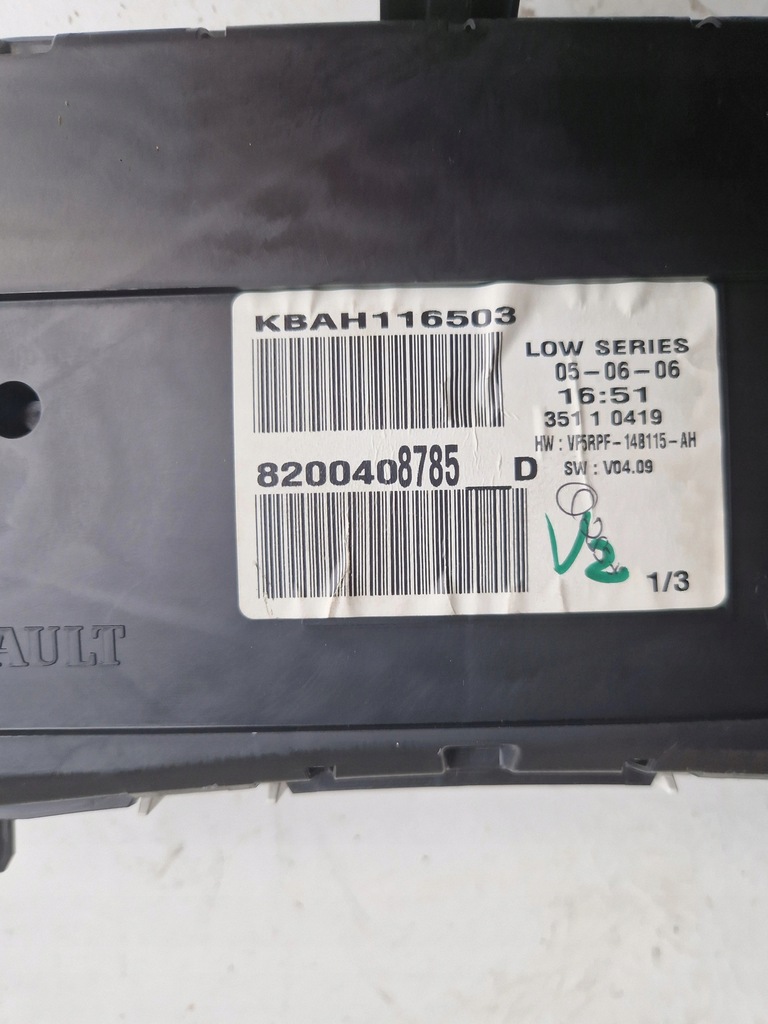 фото №4, Лічильник прилади renault megane ii 2