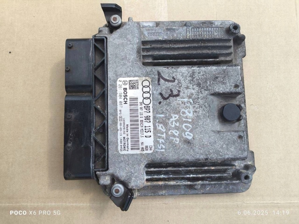 фото №1, Audi a3 s3 8p 1.8 tfsi блок управления 0261s04087 модуль ecu 8p7907115d