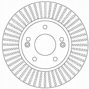фото №13, Trw гальмівні диски+ гальмівні колодки перед hyundai i30 ii kia ceed ii 280mm