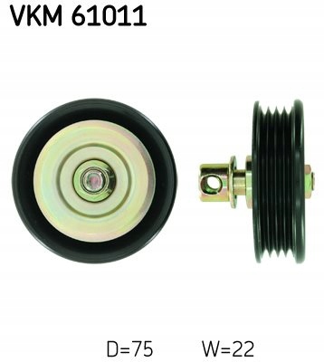 Ролик ремінь micro-v - skf vkm 61011 Ціна