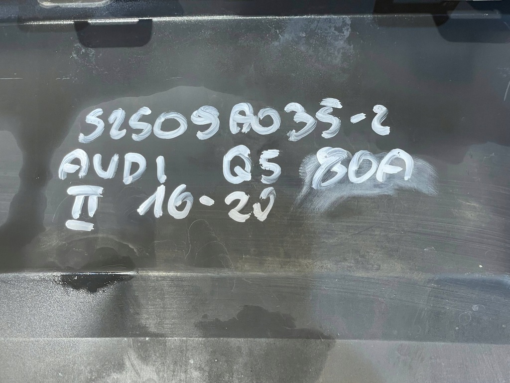 фото №12, Audi q5 ii 2 80a fy 16-20 спойлер молдинг накладка бампера перед передня