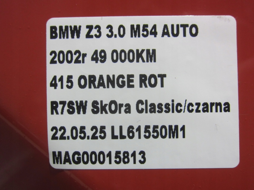 фото №16, Bmw e36 cabrio z3 3.0 m54 бампер задний задняя 51120307541 usa po lift