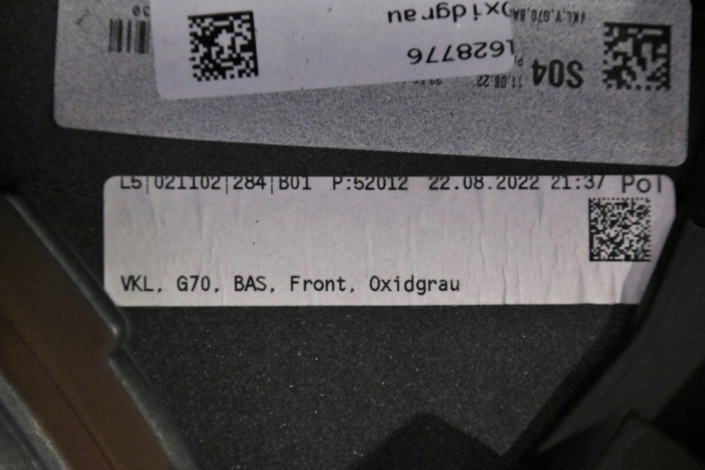 фото №12, Bmw 7 g70 i7 бампер перед передний цвет c4a