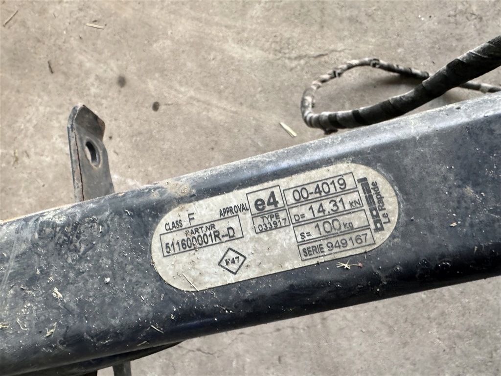 фото №6, Hak буксировочный фургон blaszak 10-24r renault master iii 3 4 iv movano